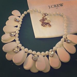 JCrew White statement Necklace