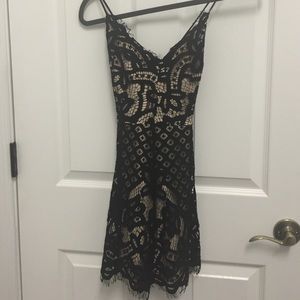Express lace romper shorts/dress