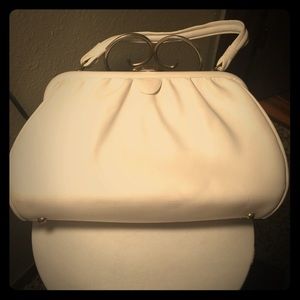 Vintage white clutch!