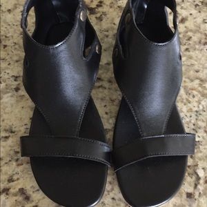 Black Gladiator Sandals Size 8