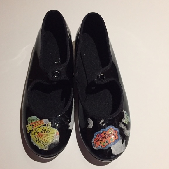 Black tap shoes 11.5