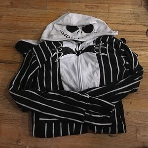 Jack Skellington Hooded Onesie Pajamas