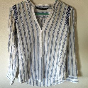zara basic blouse