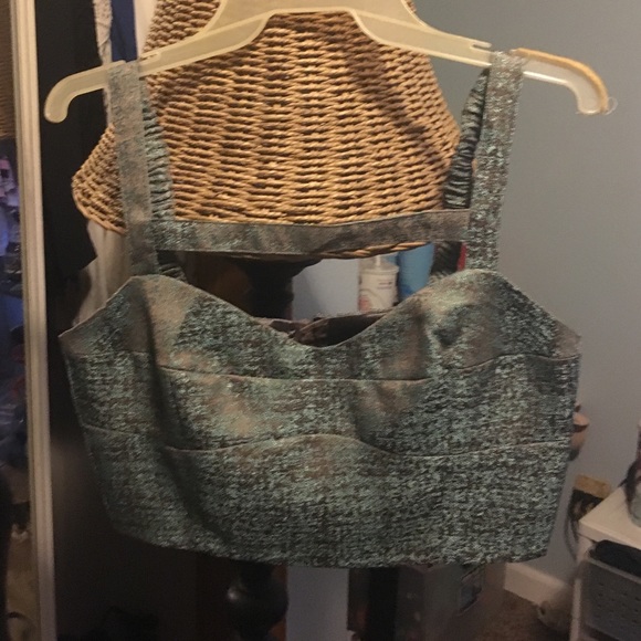 Nameless metallic crop top