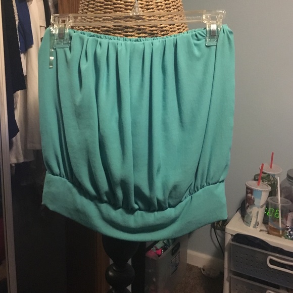 Mint green Double Zero crop top