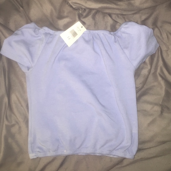 Periwinkle blue crop top