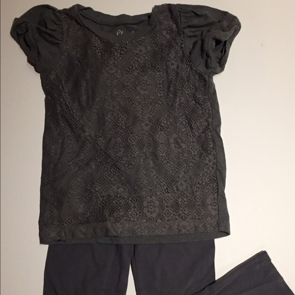 Cherokee grey lace front top