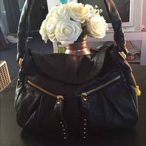 B. Makowsky Black Shoulder Bag