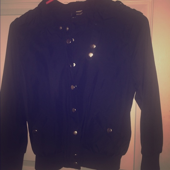 Black H&M 3/4quarter sleeve jacket