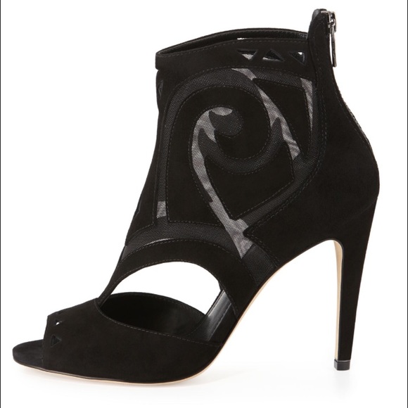 Sigerson Morrison suede cut out bootie