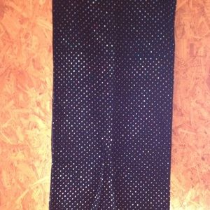 Black Velvet Sparkle Wrap
