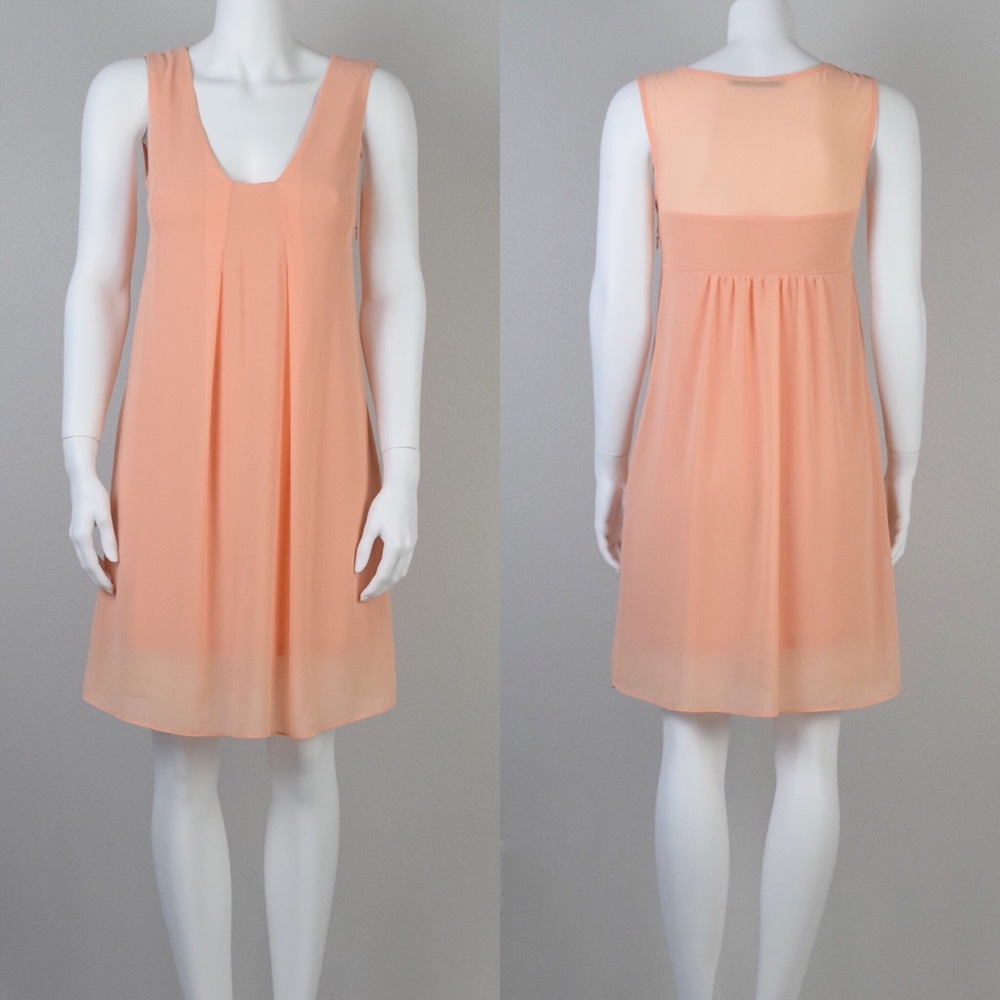Brand new without tag peach dress. Made in Italy. - Picture 1 of 4