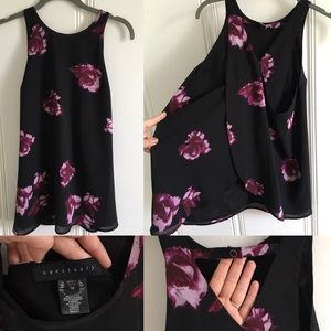Black Flowy Sanctuary Sleeveless Top