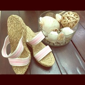 Espadrille Slip On Wedge Sandals. Made in Spain