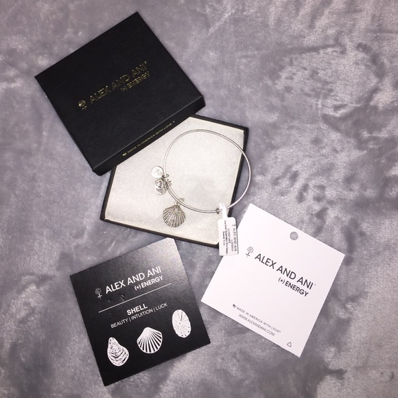Alex and Ani Seashell Bangle / Brand New!