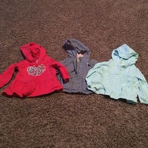 Lot baby sweatshirts