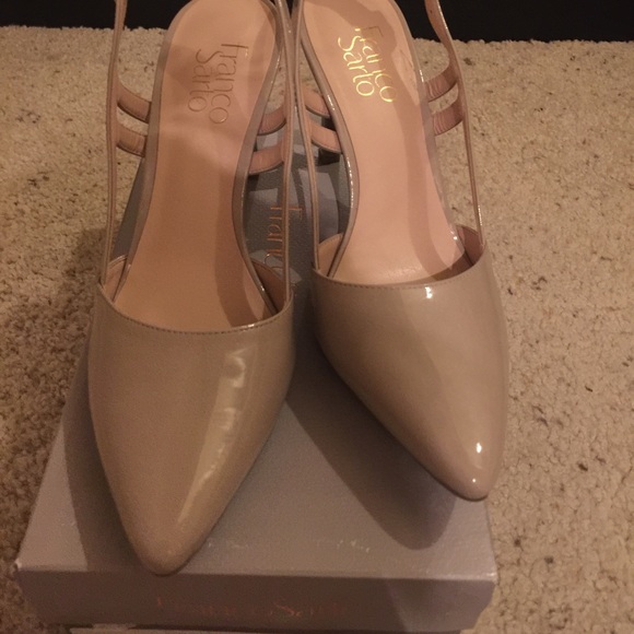 Franco Sarto Nude Color Heels