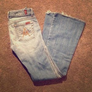 7 For All Mankind A Pocket Flares