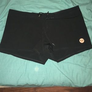 Black Roxy Swim Shorts