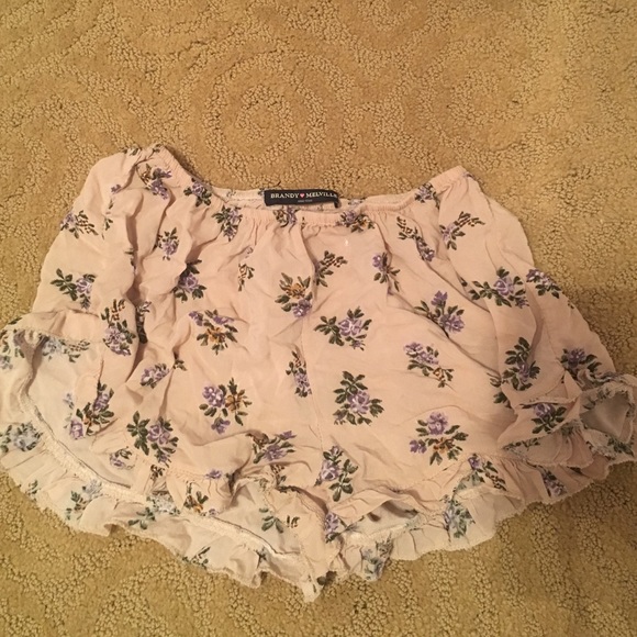 Brandy Melville Floral Shorts