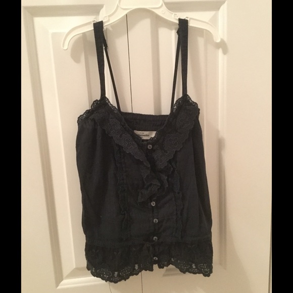 Navy blue Abercrombie kids top