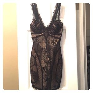Black Lace Bebe Dress
