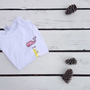 Floral whale Tee