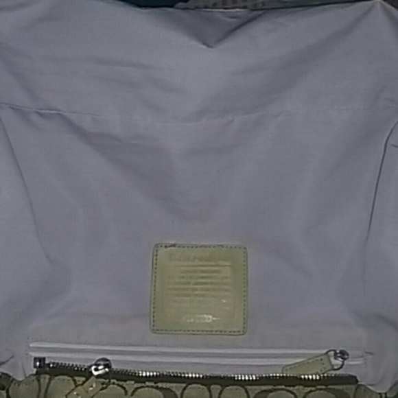 *Sold*Authentic Coach monogrammed purse - Picture 4 of 4