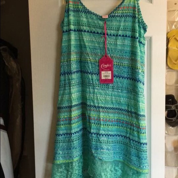 Candies tank top with lace detail