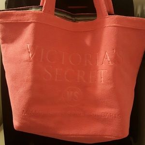 Large terry cloth Victoria's Secret Beach Bag