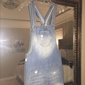 Denim Overall Dress