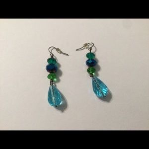 Crystal dangle earrings