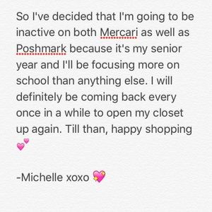 Going MIA for a while