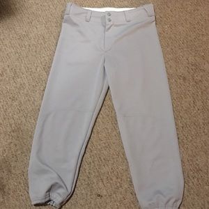 Grey baseball pants