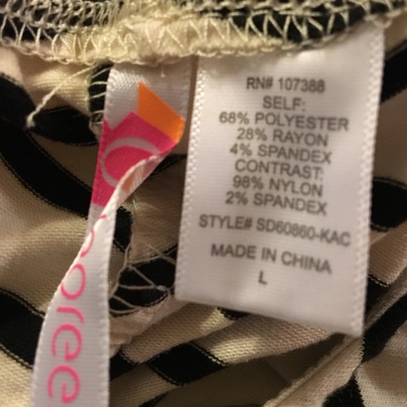 Ivory/black maxi - Picture 3 of 4