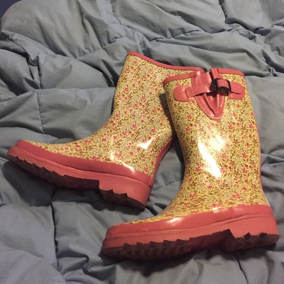 Target Floral Rain Boots