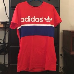 Adidas women's oversized shirt dress