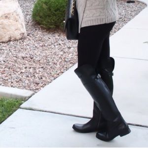 Frye Melissa button back over the knee boot