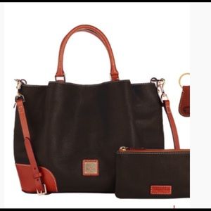 Dooney and Burke pebble leather bag