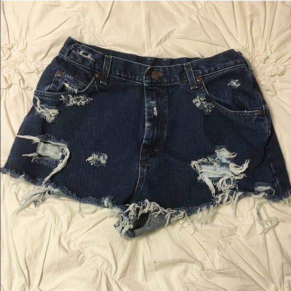 Lee high waisted shorts