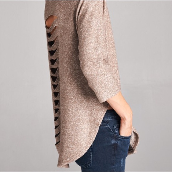 New Chic Laser Cut Top - Picture 4 of 4