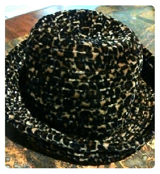 Leopard Derby Hat
