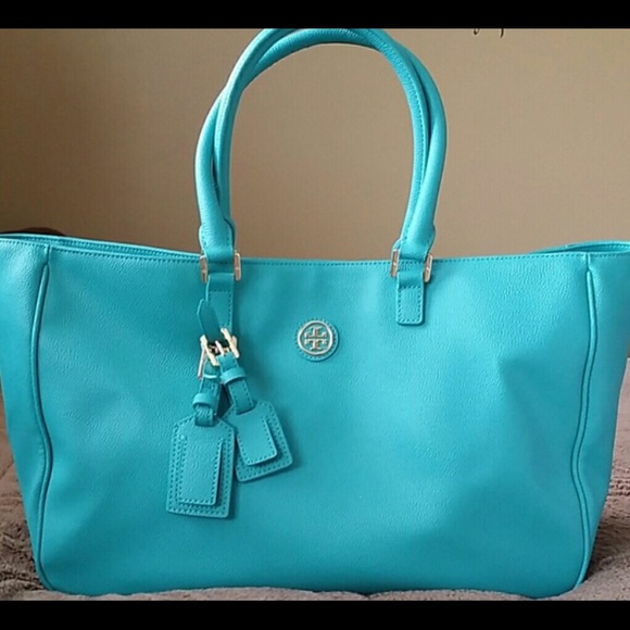 Tory Burch Roslyn in turquoise