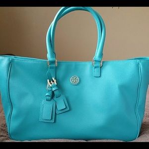 Tory Burch Roslyn in turquoise