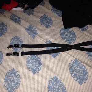 Black suspenders