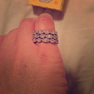 Brand new Stella & Dot stackable Deco rings