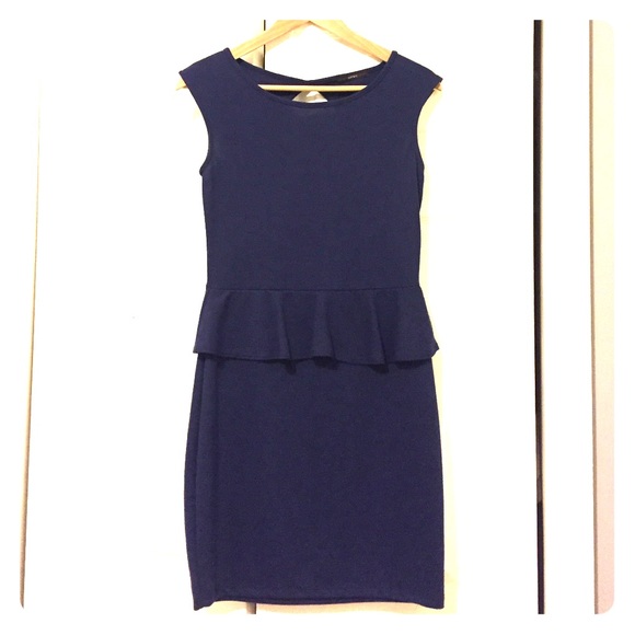 Peplum cocktail dress