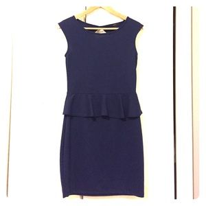 Peplum cocktail dress