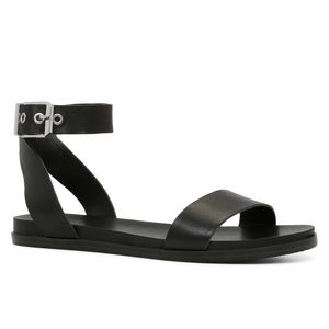 Aldo Erina black ankle strap sandal