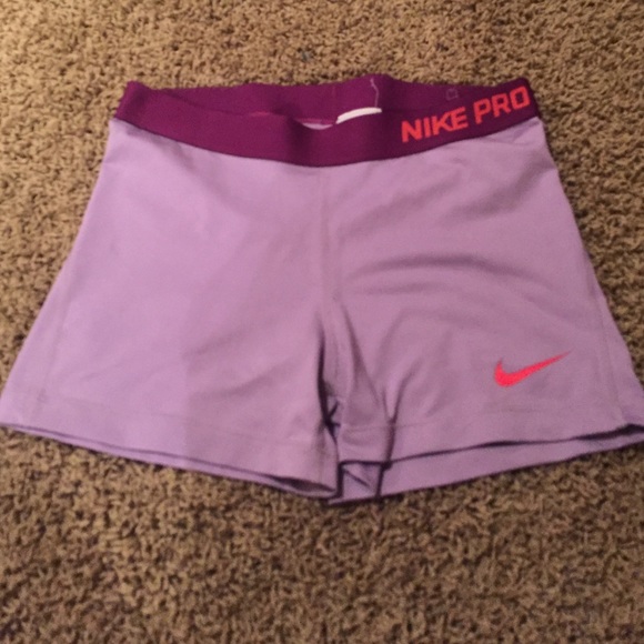 Purple Nike spandex